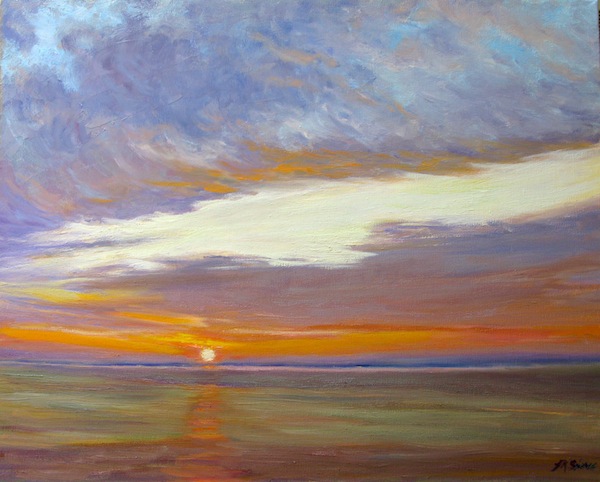 Orange Sunset (painting)